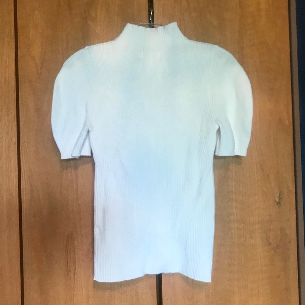 Knit mock neck